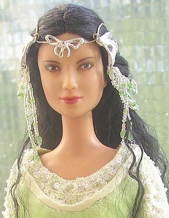 Arwen coronation dress for OOAK Barbie doll