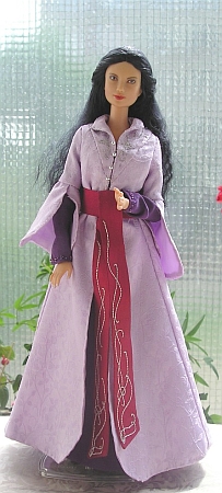 Arwen's farewell dress -  OOAK Barbie doll