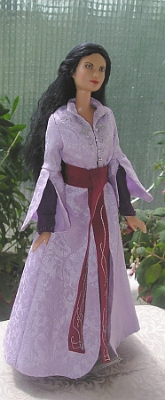 Arwen's farewell dress -  OOAK Barbie doll