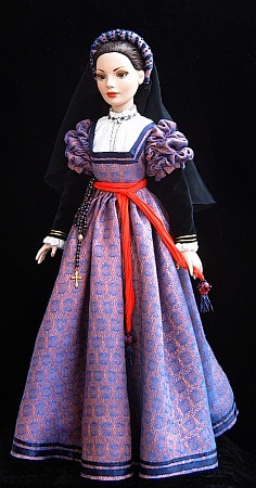 ooak italian renaissance dress for 18" doll