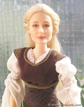 Éowyn - Shieldmaiden outfit  - LOTR OOAK dress for Barbie doll