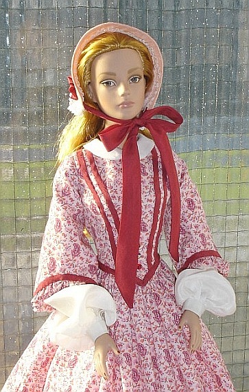 OOAK victorian doll dress