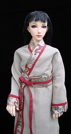 Hanfu - tradiční čínský oděv pro MSD BJD panenku
