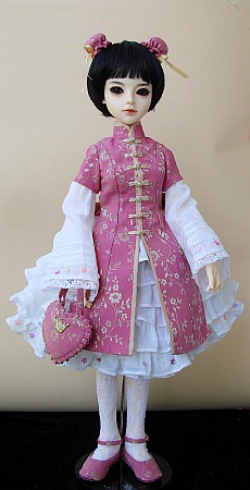 Qi-lolita dress for Fiume MSD BJD, OOAK