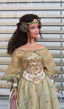 Star Wars Padme Amidala - OOAK Picnic dress for Barbie doll