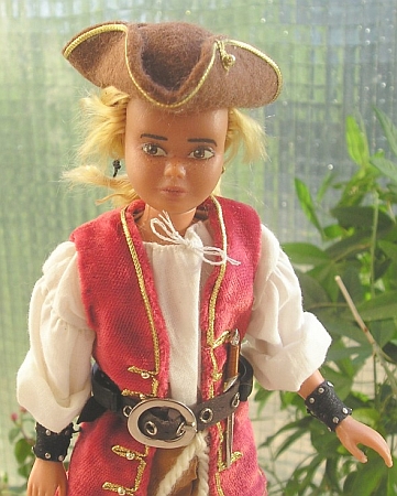 little pirate ooak doll