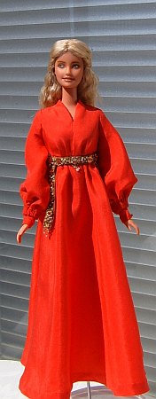 Princess bride ooak barbie doll - red riding dress
